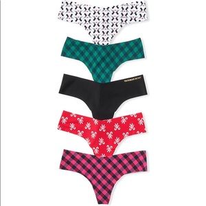 Victoria’s Secret Christmas No-Show Thong Panties
